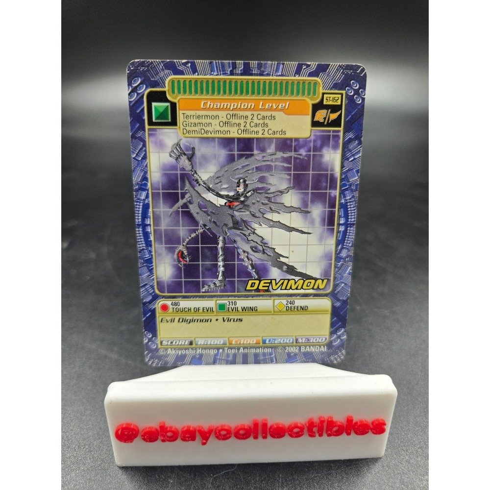 Digimon Devimon ST-162 Champion Level 2002 Bandai Digi-Battle Card Game